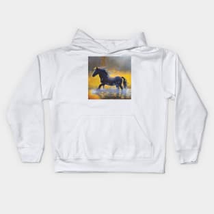 morning gallop Kids Hoodie